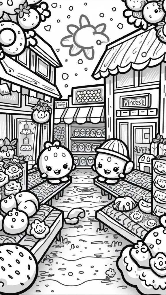 coloriages shopkins imprimables gratuitement